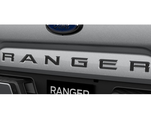 Adhesivo Letras Porton "Ranger" Negro