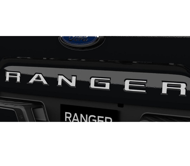 Adhesivo Letras Porton "Ranger" Plata