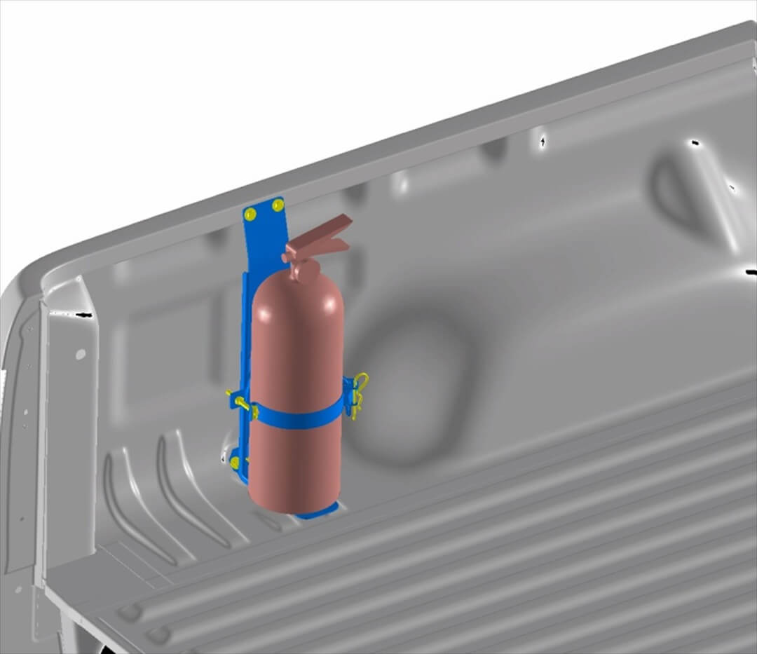 Soporte Para Matafuego Para Cargo Box